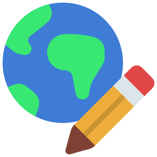 geografía icono gratis