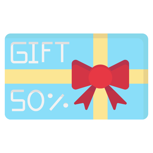 tarjeta de regalo icono gratis