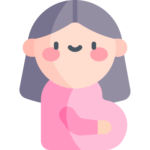 Pregnant Kawaii Flat icon