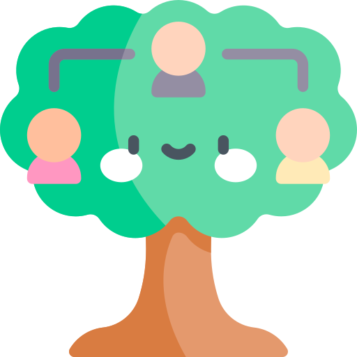 Árbol de familia icono gratis