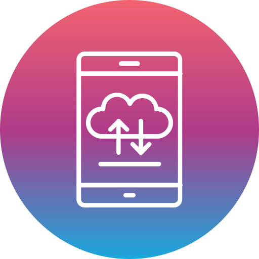 computación en la nube icono gratis