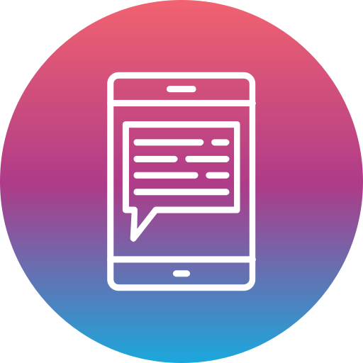 Message Generic Flat Gradient icon