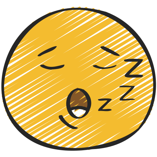 dormido icono gratis