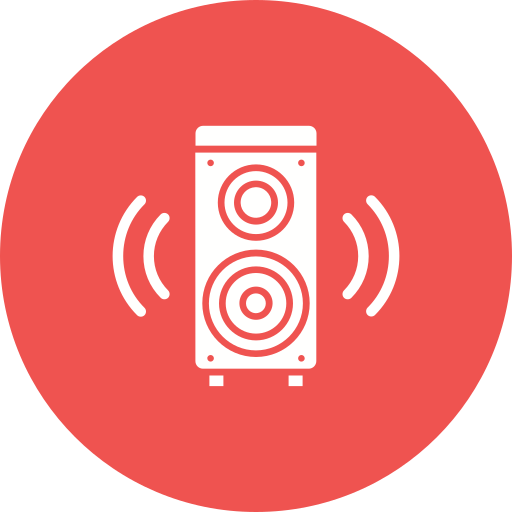 altavoz icono gratis