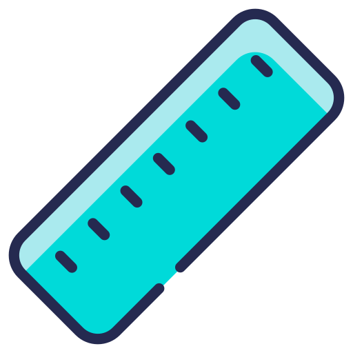 Ruler Generic Blue icon