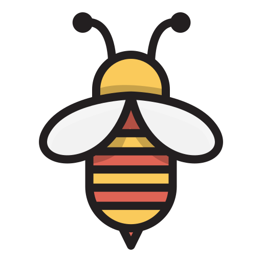 abeja icono gratis