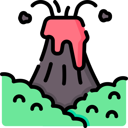 Volcano Special Lineal color icon