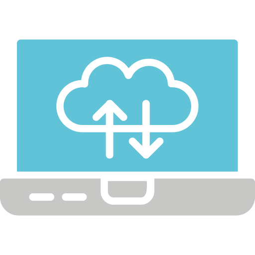 computación en la nube icono gratis