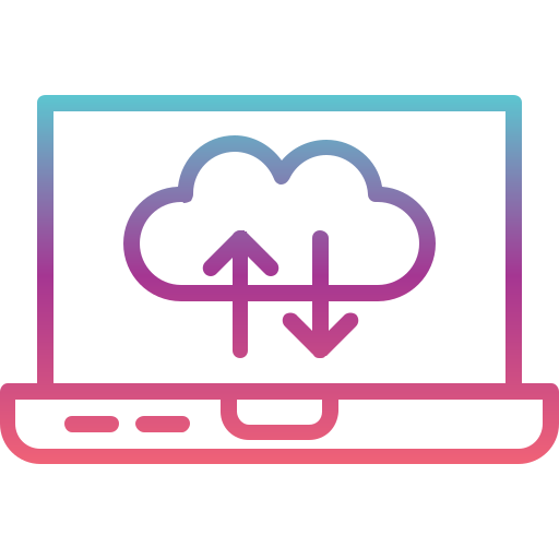 computación en la nube icono gratis