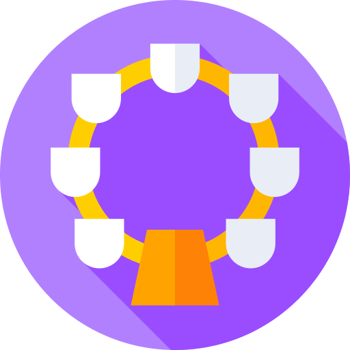 Ferris wheel free icon