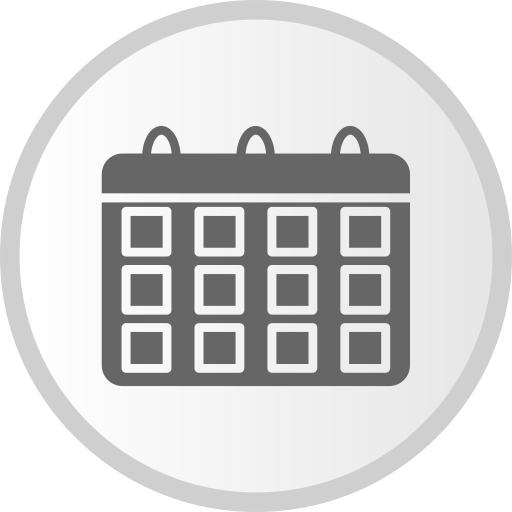 Calendar Generic Grey icon