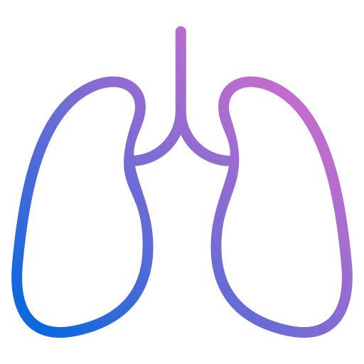 Lungs Generic Gradient icon