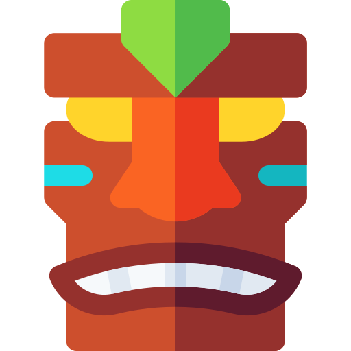 Tiki Basic Rounded Flat icon