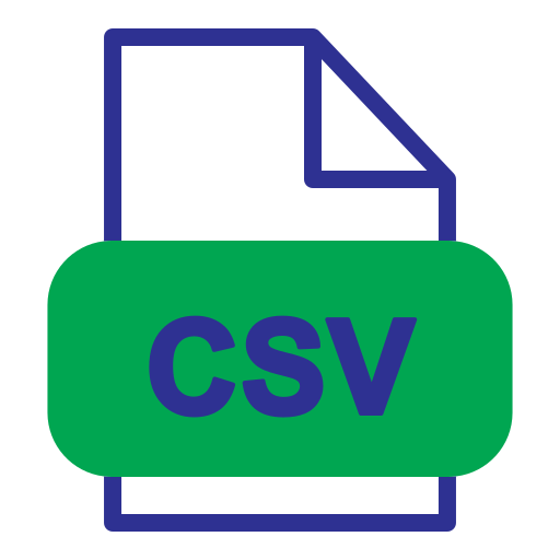 csv icono gratis