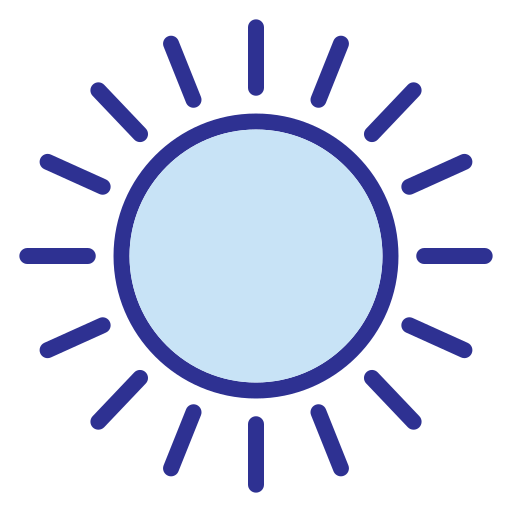 Sun Generic Blue icon