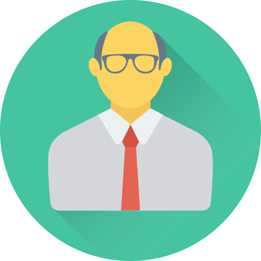 Male professor Generic Flat Gradient icon