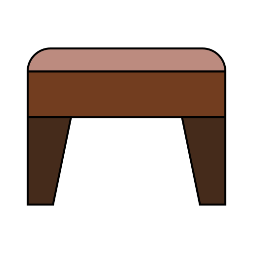 silla de madera icono gratis