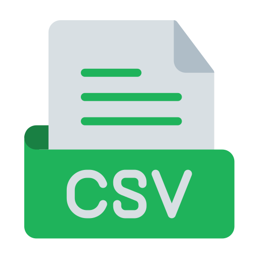 CSV file