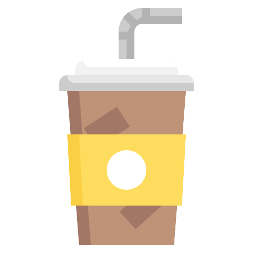 Iced coffee Generic Flat icon