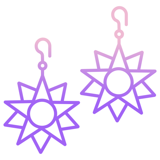 Earrings Icongeek26 Outline Gradient icon