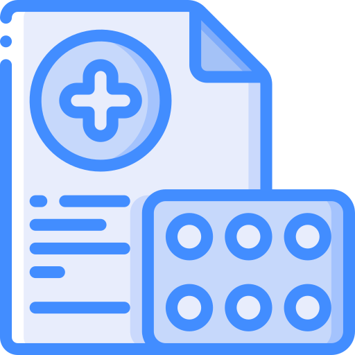 prescripción icono gratis