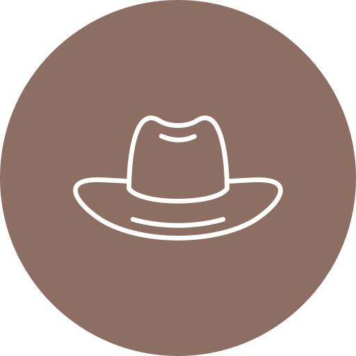 sombrero de vaquero icono gratis