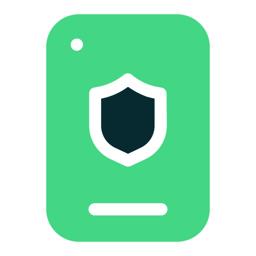 seguridad móvil icono gratis