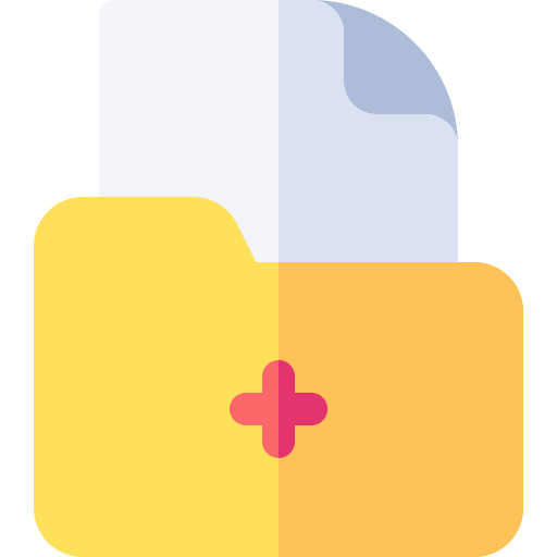 historial médico icono gratis