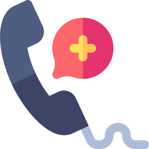 Call Basic Rounded Flat icon