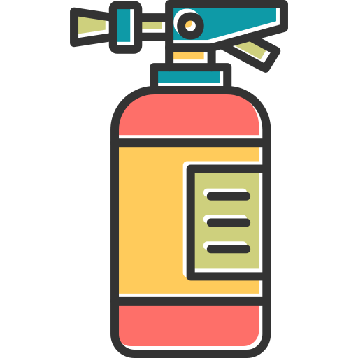 Fire extinguisher Generic Color Omission icon