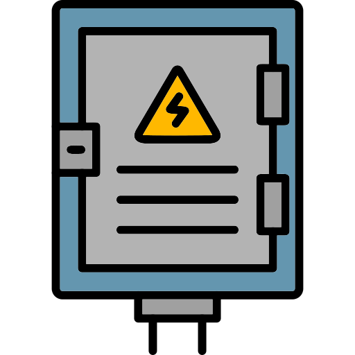 Electrical panel Generic Outline Color icon