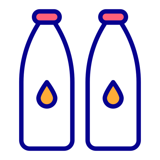 botella de leche icono gratis