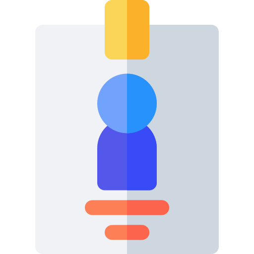 tarjeta de identificación icono gratis