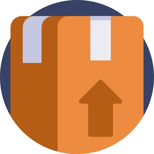 Box Detailed Flat Circular Flat icon