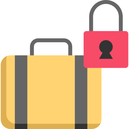 Luggage free icon Luggage free icon