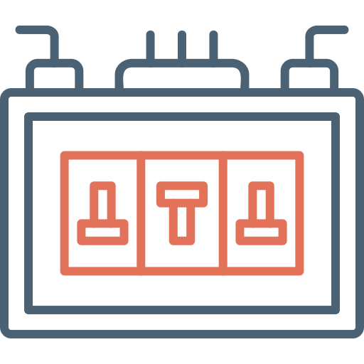 Fuse box Generic Outline Color icon