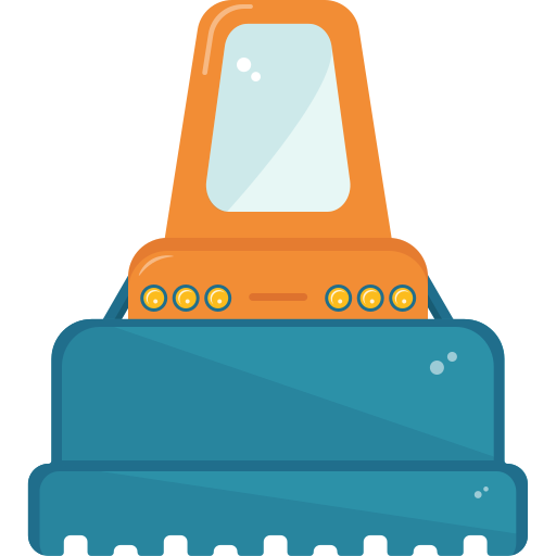 excavadora icono gratis