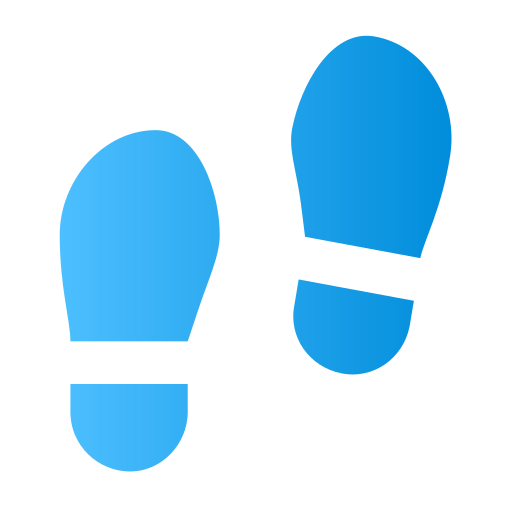 Footprint Generic Flat Gradient icon