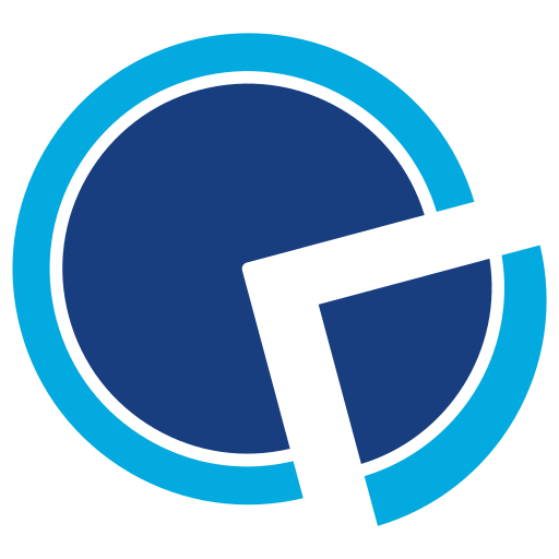 Donut chart Generic Blue icon