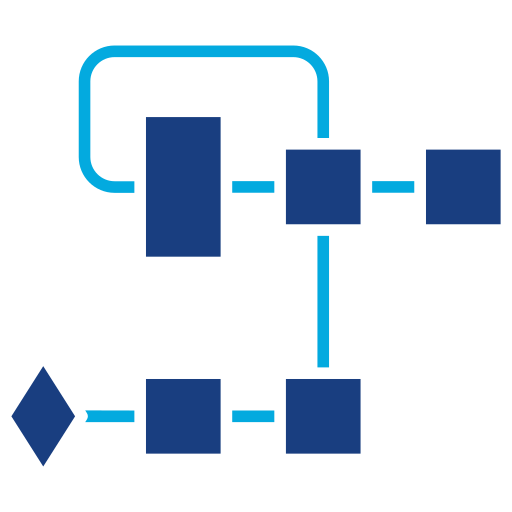 diagrama de flujo icono gratis