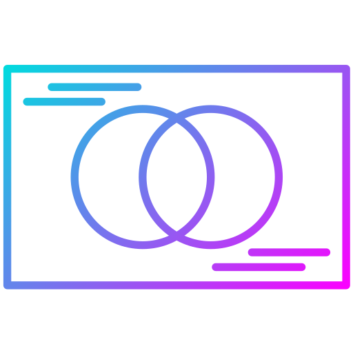 diagrama de venn icono gratis