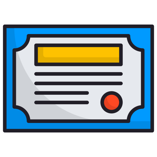 certificat Icône gratuit certificat Icône gratuit