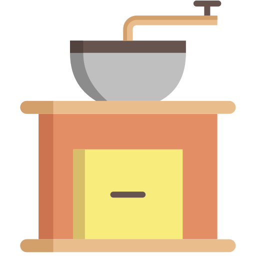 Coffee grinder free icon
