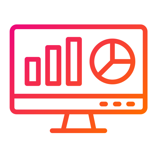 informe estadístico icono gratis