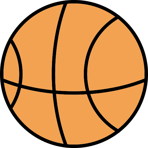 Basketball Generic Outline Color icon