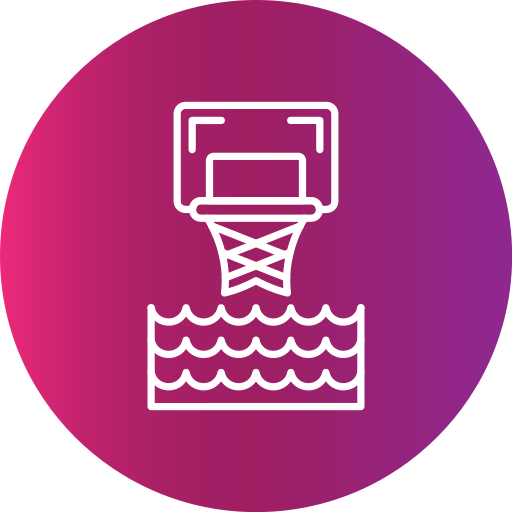 baloncesto acuático icono gratis
