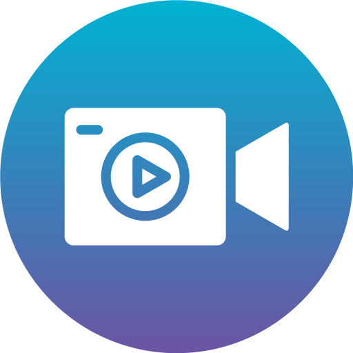 camara de video icono gratis