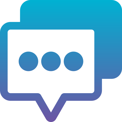 Chat Generic Flat Gradient icon