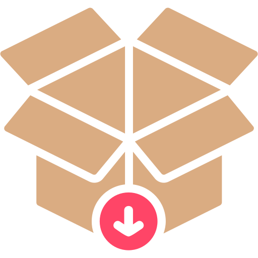 Картонная коробка бесплатно иконка