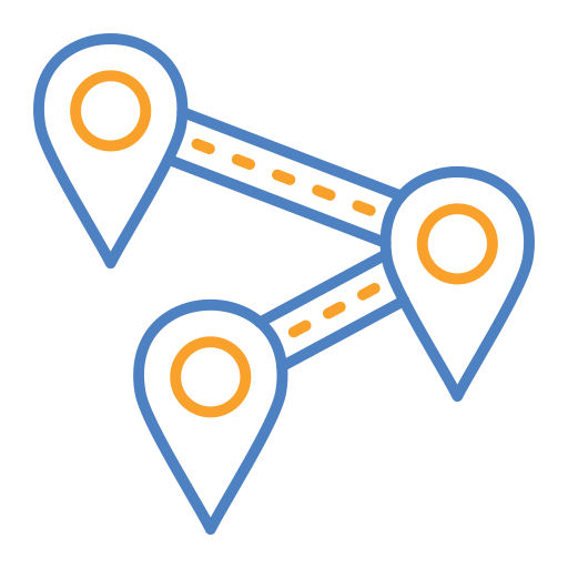 les destinations Icône gratuit les destinations Icône gratuit
